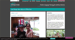 Desktop Screenshot of blog.corentin.effective-linguistique.com
