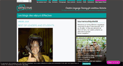Desktop Screenshot of blog.bournemouth6juillet08.effective-linguistique.com