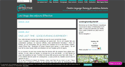 Desktop Screenshot of blog.woldingham8juillet09.effective-linguistique.com